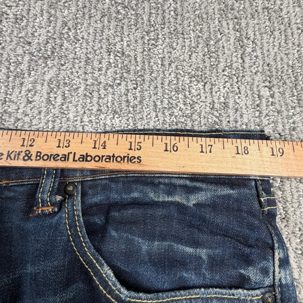 PRPS Windsor Jeans Mens 34 Blue Tapered Skinny Fit Stretch Vintage E00P218W - Picture 8 of 10
